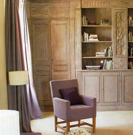 Boiserie in rovere grigio - Falegnameria Biagioni - Firenze