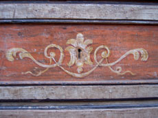 Le nostre decorazioni - cassapanca decorata