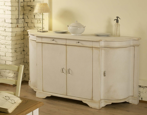 Credenza gessata