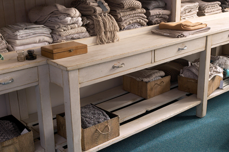 Laboratorio del cashmere in stile provenzale